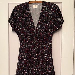 Marine Layer Isabella Button Front Dress, Size Small